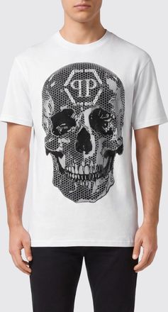 Philipp Plein T-shirt skull con strass