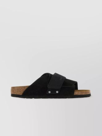 Birkenstock suede kyoto slides