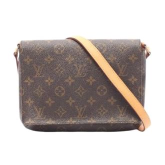 Louis Vuitton Pre-owned Cross Body Bags, female, Brown, Size: ONE SIZE Pre-owned Musette Tango Monogram Shoulder Bag