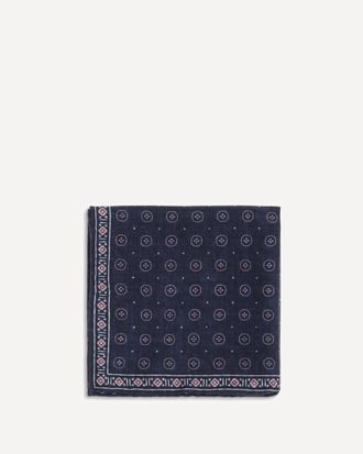Brunello Cucinelli Ethnic-patterned silk Pocket Square Male UNI