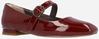J. Rene&eacute; Womens Faron Mary Jane Flat Shoes In Burgundy