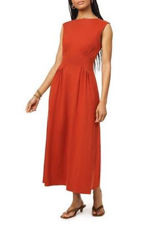 Scotch & Soda Boat Neck Sleeveless Dress in Picante at Nordstrom Rack, Size X-Small