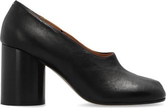 Maison Margiela Schoenen met hak - Dames - Pumps - Zwart - 39 1/2 EU - Leer - Schoenen