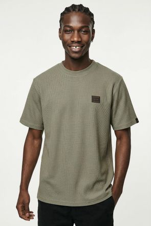 Jack & Jones Kurzarmshirt JACK & JONES JJDAYTONA TEE SS CREW NECK SN, Herren, Gr. XXL, vetiver, Jersey, Obermaterial: 58% Polyester, 40% Baumwolle, 2% Elasthan, un