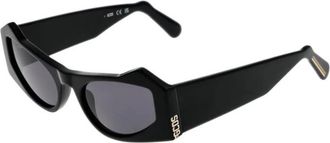 GCDS Cat Eye Zonnebril met UV-bescherming - unisex - Zonnebrillen - Zwart - ONE Size - Accessoires