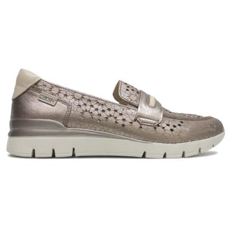 Pikolinos Cantabria W4R-6518 Leather Womens Comfort Shoes - Stone - Size:UK 7-7.5