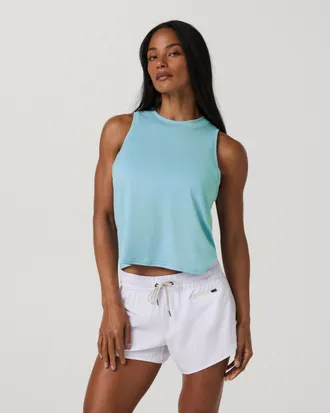 Vuori Clothing Energy Top | Sea Folly | XS, Size Extra Small