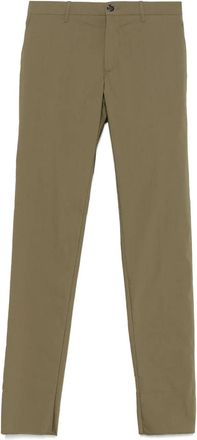 Incotex Chino con banda elasticizzata - Verde