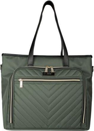 Kenneth Cole Chelsea Chevron Quilted Tote Bag in Olive at Nordstrom Rack