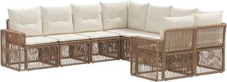 vidaXL Conjunto De Sof&aacute;s De Jard&iacute;n 8 Uds. 8-n&uacute;mero De Plazas Vidaxl