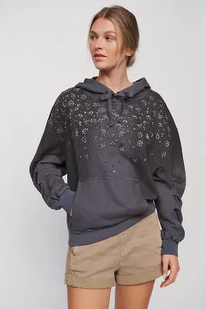 Pilcro 100% Cotton Embellished Hoodie