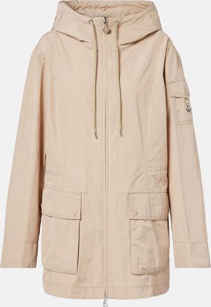 Moncler Leandro technical poplin parka