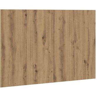 vidaXL Testiera Rovere Artigianale 120x1,5x80 cm Legno Multistrato - Vidaxl