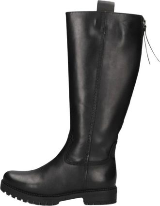 Gabor 8024.04 Overknee laars - Dames - Schoenen - Zwart - Maat: 41 EU Leer