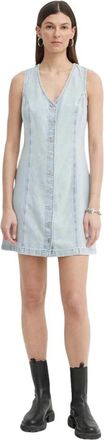 Levi's Thora Denim Mini Jurk - Dames - Korte kleedjes - Blauw - XS - Denim - Kleedjes