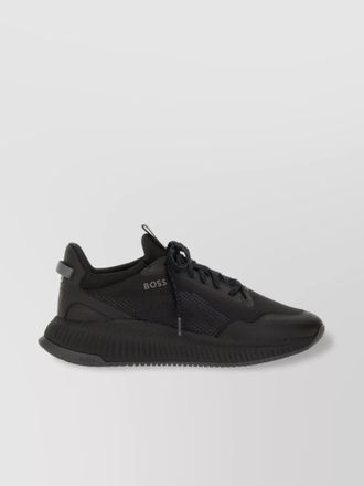 HUGO BOSS low-top mesh rubber sole sneakers