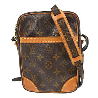 Louis Vuitton Danube Handbag Monogram Canvas Brown Canvas Handbag (Pre-Owned)