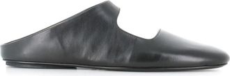 Mars&egrave;ll Zwarte leren muil schoen - Dames - Slip ons - Zwart - 36 EU - Leer - Schoenen