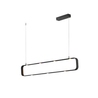 Netlighting MOKA LED Pendant Brown 3150lm 4000K Dimmable 100x16x6.5cm | Size: 100x16x6.5 cm