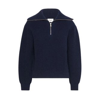 Max Mara Truien - Dames - Coltruien - Blauw - XS - Truien & Vesten