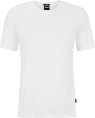 BOSS Slim-fit short-sleeved T-shirt in mercerized cotton