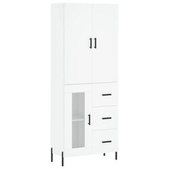 Berkfield Home Highboard White 69.5x34x180 cm Engineered Wood