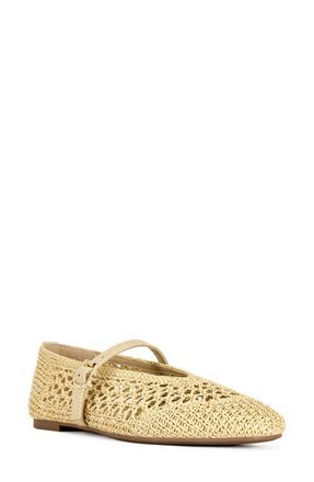 Azalea Wang Kalenna Mary Jane Flat in Beige at Nordstrom, Size 8.5