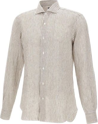 Barba Dandylife Linnen Overhemd - Heren - Casual Overhemden - Veelkleurig - 3XL - Linnen - Overhemden