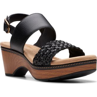 Clarks Seannah Step Sandal in Black at Nordstrom Rack, Size 7.5