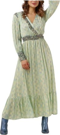Ibana Maxi Jurk Dalan - Dames - Casual kleedjes - Veelkleurig - L - Kleedjes