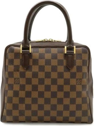 Louis Vuitton Pre-owned Damier Brera Handtas Mini Bag - Dames - Vintage Handtas - Bruin - ONE Size - Vintage