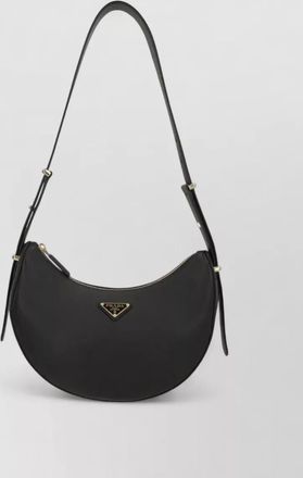 Prada arqu&Eacute; leather shoulder bag gold hardware