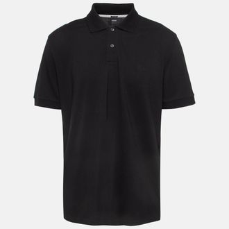 HUGO BOSS Boss By Hugo Boss Black Pima Cotton Polo T-Shirt