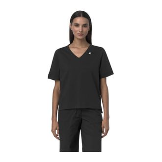 K-Way Donna, Top, Nero, S, new