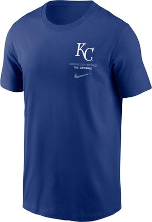 Nike Kansas City Royals 2-Hit Nike Mens MLB T-Shirt in Blue | N1994EWROY-1DJ