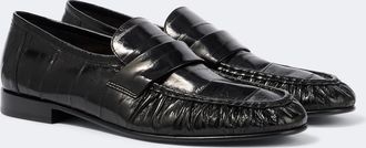 The Row Soft eel leather loafers
