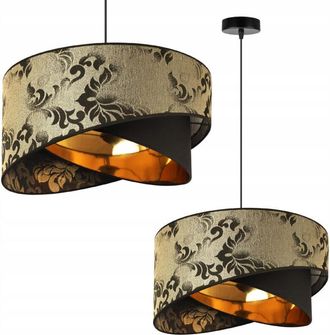 OEM L&aacute;mpara Colgante, L&aacute;mpara De Techo, Pantalla, Patr&oacute;n Dorado