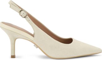 Carvela Womens Suede Spirited Heels - Yellow - Size UK 3