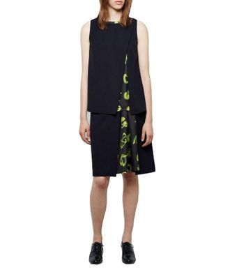 3.1 Phillip Lim Cutaway Wool Tank Top In Black