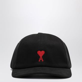 Ami Black baseball cap with logo