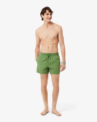 Lacoste Mens Swim Shorts in Green - Size X-Large