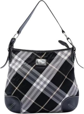 Burberry Pre-owned Hobo Tas - Dames - Vintage Schoudertas - Veelkleurig - ONE Size - Vintage