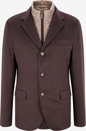 Herno Kurzer Flanellmantel mit Brusttasche