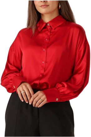 Access Fashion Access Fashion, Dames, Blouses & Shirts, Rood, Maat: M/L Wol