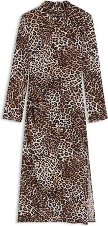 HUGO BOSS Maxi Kleedjes - Dames - Casual kleedjes - Bruin - S - Kleedjes