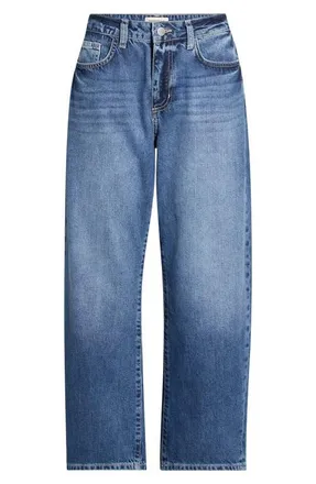 L'agence Mallis High Waist Bow Leg Jeans in Orwood at Nordstrom, Size 29