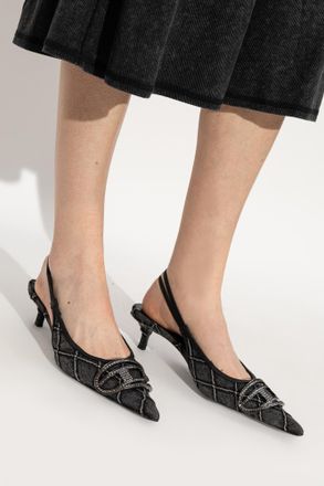 Diesel Heeled Shoes D-VENUS, Womens, Grey