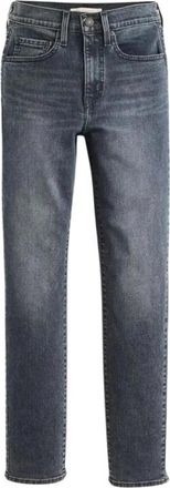 Levi's Jeans 724 High Rise Straight Around the Bend L - Dames - Regular Fit Jeans - Blauw - W27 L32 - Jeans