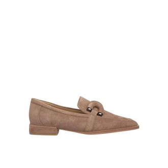 Alma En Pena Alma EN Pena, Schoenen, Dames, Bruin, 40 EU, Leer, Loafer met metallic detail