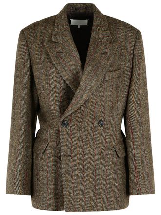 Maison Margiela Blazer Maison Margiela in lana marrone